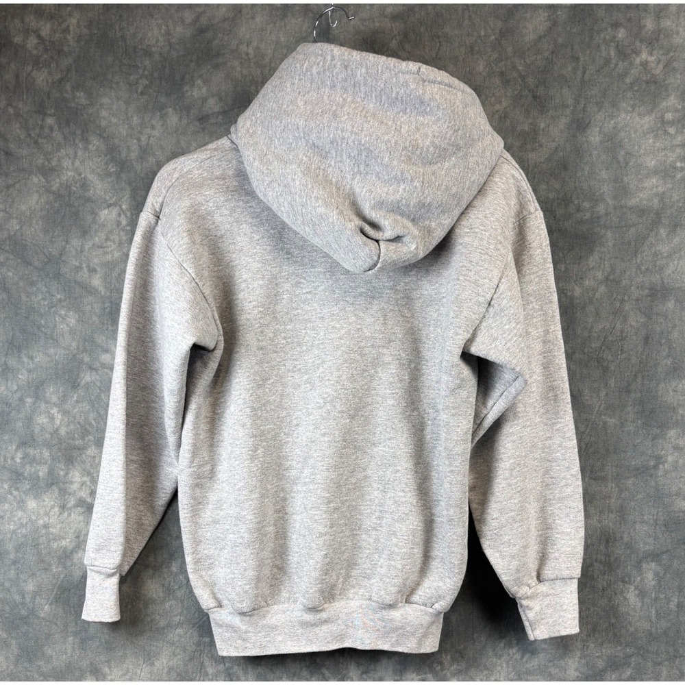Disney Store Hoodie Adult Small Gray Mickey Mouse American Flag Graphic Pullover - Picture 10 of 11